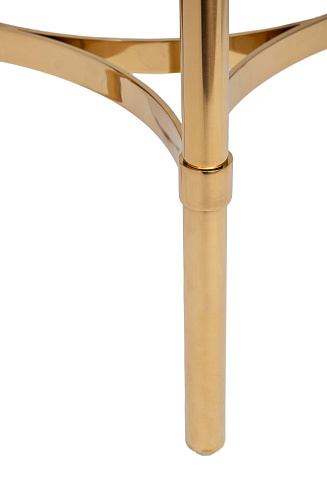 Консоль с 1 ящиком белая/металл золото см Garda Decor KFG166 