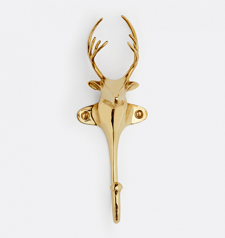 Крючок Rejuvenation Stag Brass Animal 1196280 (C7732)