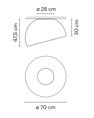 Потолочный светильник Vibia Duo 4880 Graphite Duo 488018/4A