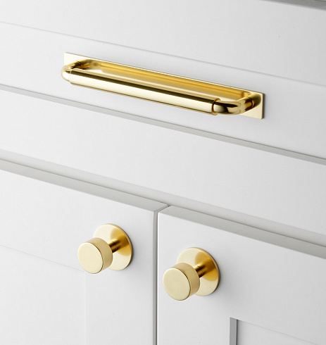 Ручка-кнопка Rejuvenation Patton d.3.8 Aged Brass Patton 3244687 (C2607)