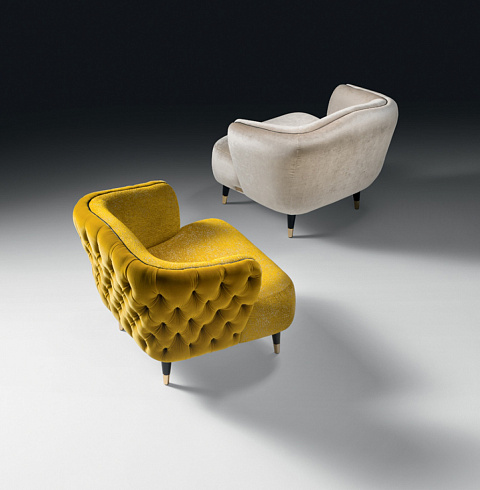 Кресло Black Tie Savoi Capitone Savoi SAV10C-PSF