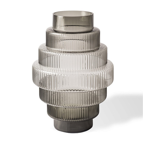 Ваза Pols Potten Steps Grey L Steps 140-205-389