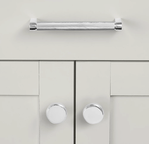 Ручка-скоба Restoration Hardware Lambeth Knurled L.10.2 Polished Chrome Lambeth Knurled 24170013 CHR