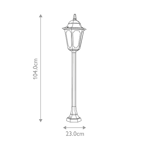 Уличный светильник Elstead Lighting PR5 BLACK 