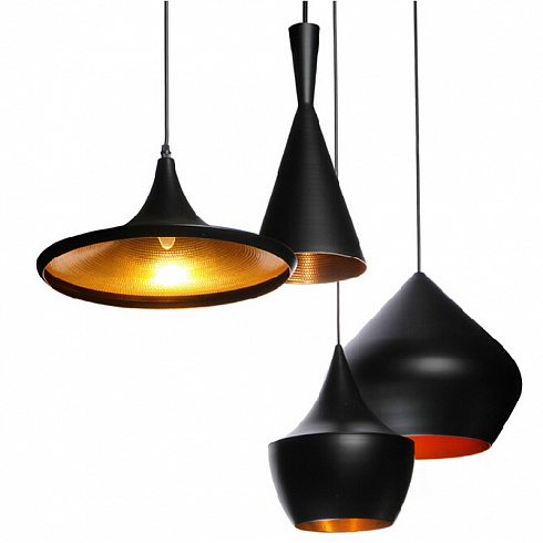 Подвесной светильник Tom Dixon Beat Tall Black LED Beat BLS03-PEUM3