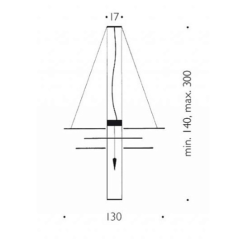 Подвесной светильник Ingo Maurer Oh Mei Ma Gold LED 300 cm Oh Mei Ma 1107400