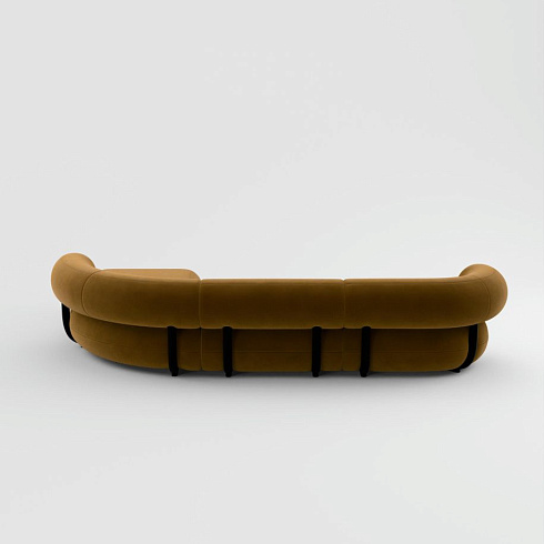 Диван Tom Dixon FAT L-Shaped Modular - Configuration 3 - Gold (Royal 132) FAT Fat-Sofa-Comb3-RLFR132