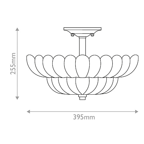 Потолочные светильники Quoizel QZ-WHITECAP-SF-M 