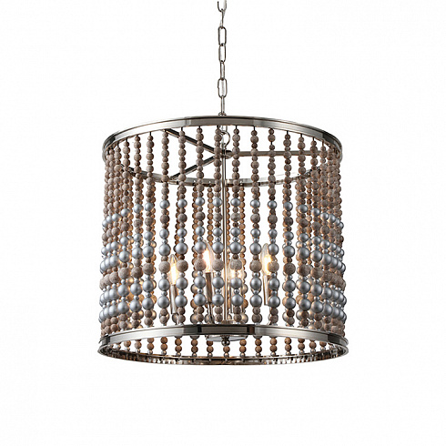 Люстра Delight Collection KW0783P-4 silver Wood Light