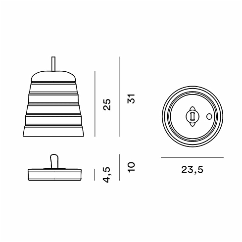 Уличный светильник Foscarini Cri Cri red Cri Cri FN286001_63