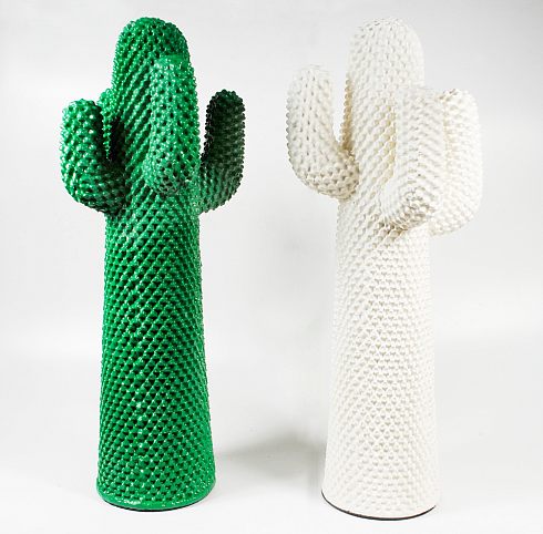 Вешалка для одежды Hanger Gufram Cactus White Cactus Another White Cactus