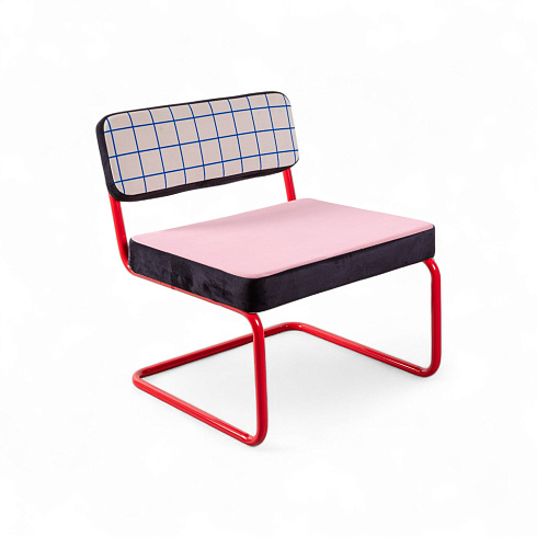 Стул Seletti Superlounge chair Blue Grid Superfurniture 16504