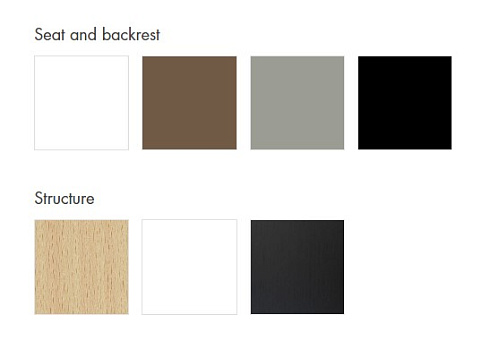 Барный стул Veneta Cucine Baby white Baby 19DSG1D+Bianco/Natural Beechwood