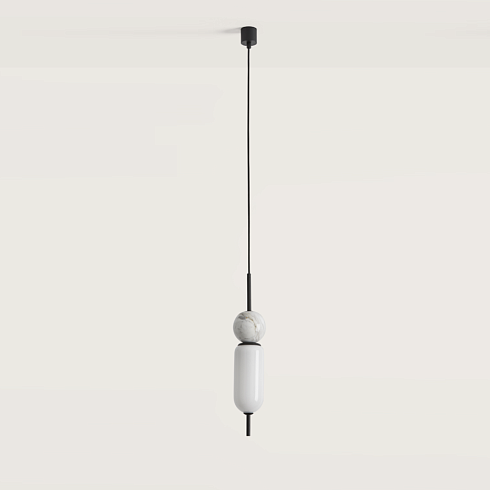 Подвесной светильник Aromas del Campo Anet black/white Anet C1206 + Matt black/White marble