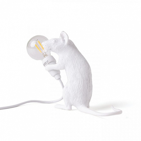 Настольная лампа Seletti Mouse Lamp Sitting USB Mouse Lamp 15221