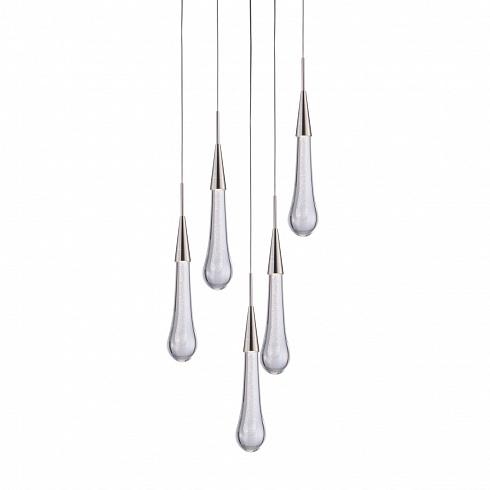 Подвесной светильник Delight Collection Pour 5A satin nickel Pour MD2060-5A satin nickel