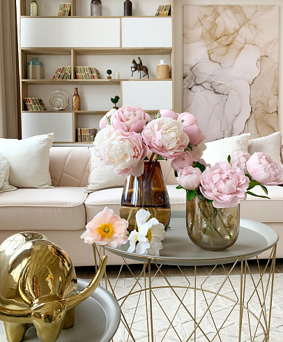 Цветы из холодного фарфора Jardiz Признание Английской королеве Peony