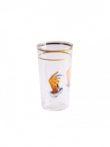 Стакан Seletti Hands with snakes Toiletpaper Glass 15960