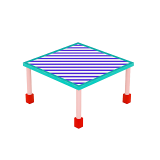 Supertable Blue Stripes