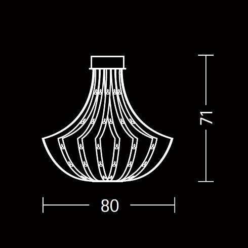 Потолочный светильник Metalspot 63000 IMPERO