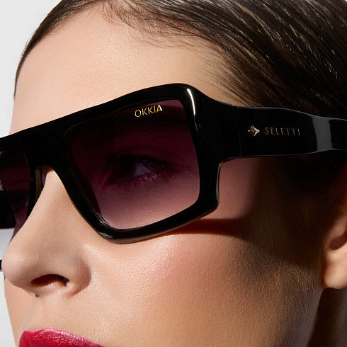 Солнцезащитные очки Seletti KANSAS - Black Gradient SELETTI X OKKIA OKS01-BB