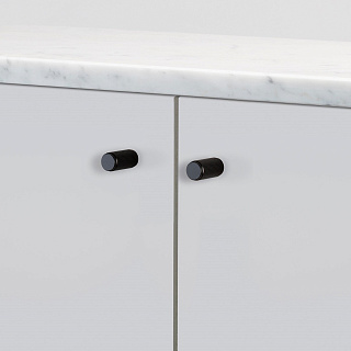 Knob Linear Black set of 2