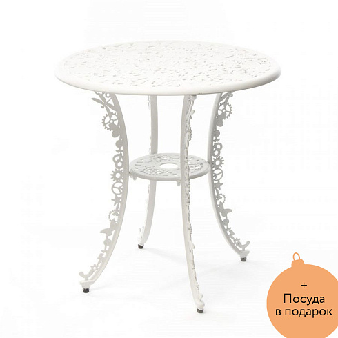 Обеденный стол Seletti Aluminium White Industry Collection 18687 BIA