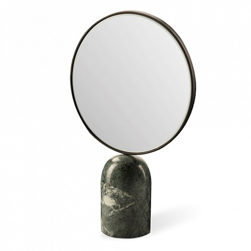 Зеркало Pols Potten Round marble green Mirrors 300-300-132