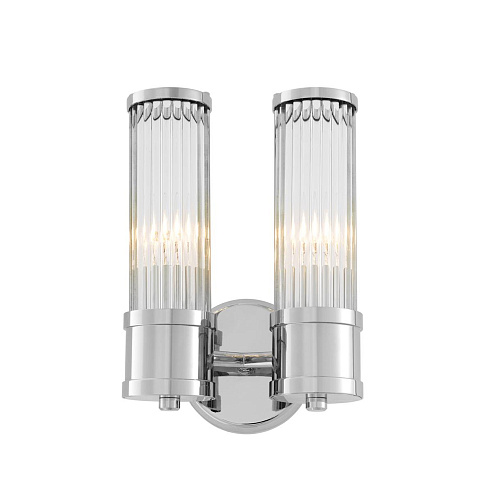 Настенный светильник Delight Collection Allen 7001-2 nickel Claridges BRWL7001-2-NP