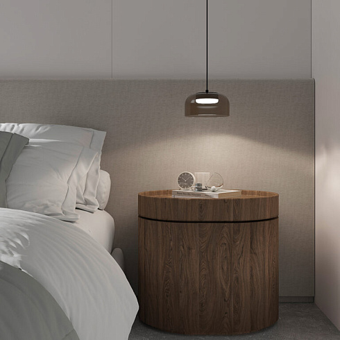 Подвесной светильник Aromas del Campo Ipon Clear Ipon C1316/1+Matt black/Clear