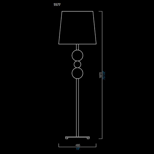 Торшер Barovier & Toso 5577/AL/NN Marta Торшер Barovier & Toso 5577/AL/NN Marta