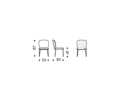 Стул Cattelan Italia Chrishell ML Bronze/Bianco Chris Chrishell ML GFM18/971