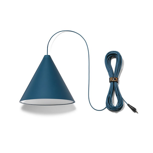 Подвесной светильник Flos String Light Cone Head blue String Light F6487014