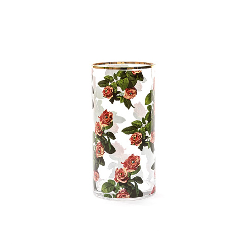 Ваза Seletti Roses Medium Toiletpaper Glass Vase 14173