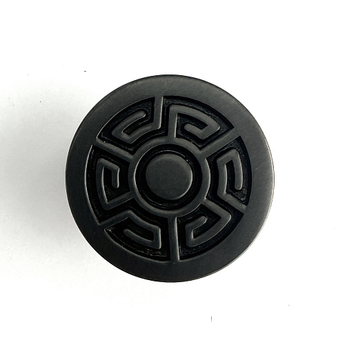 Ручка-кнопка DoorPull MOS002 black MOS001