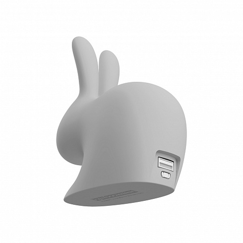Зарядное устройство Qeeboo Mini Rabbit Grey Rabbit 90008GY