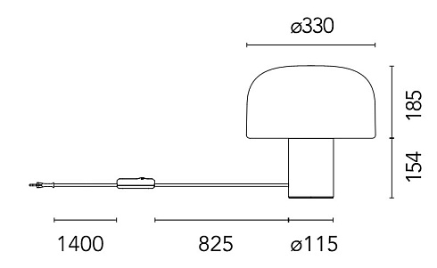 Настольная лампа Flos Bellhop Glass white Bellhop F1074009 Настольная лампа Flos Bellhop Glass white Bellhop F1074009