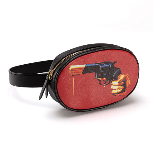 Поясная сумка Seletti Revolver Toiletpaper Bag 02575