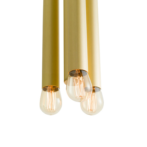 Подвесной светильник Chelini Tube Tube Tube satin brass